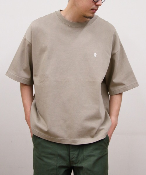 ジムフレックス Gymphlex クルーネック ショートスリーブ Tシャツ #GY-C0441 DDH SS25 CREW NECK S S T-SHIRT メンズ CHARCOAL(BEIGE) 正規取扱店 GYMPHLEX tシャツ Gymphlex/ジムフレックス クルーネック
