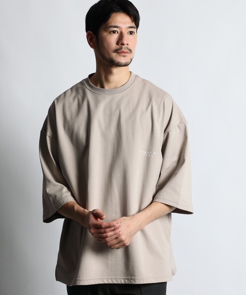 2色 Tシャツ トレンディ クール 肩パッド クール モード 大人 SH_32MA5TR209_XL.jpg