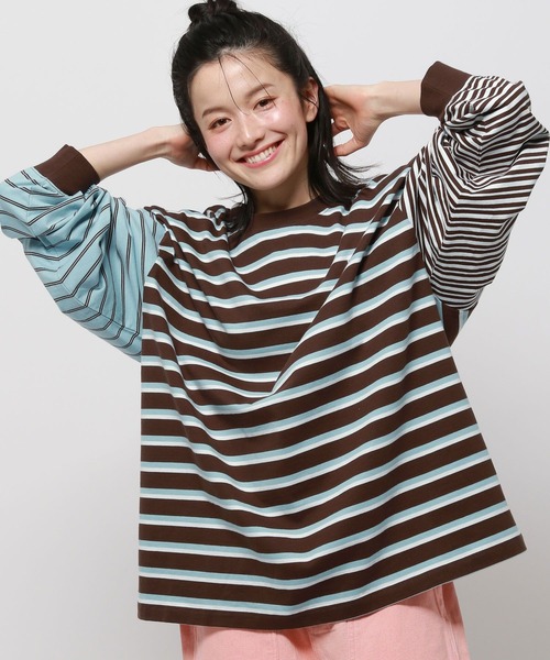 Fishs Eddy(フィッシュエディ)ロングスリーブTシャツ　ボーダー1 FISHS EDDY tシャツ 「Fishs Eddy(フィッシュエディ)」ボーダー