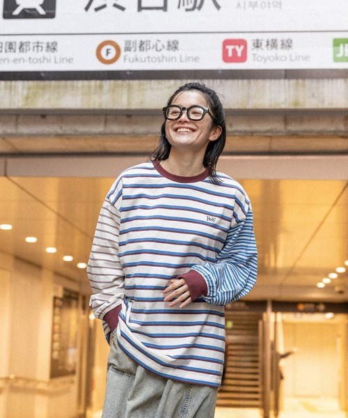 tシャツ 「Fishs Eddy(フィッシュエディ)」ボーダープルオーバー「UNISEX」 レディース メンズ