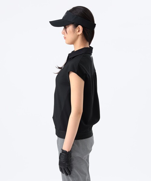 ポロシャツ ポロ ORANGE LABEL / スキッパー フレンチスリーブ プルオーバー レディース BEAMS GOLF ポロシャツ ポロ ORANGE LABEL / スキッパー