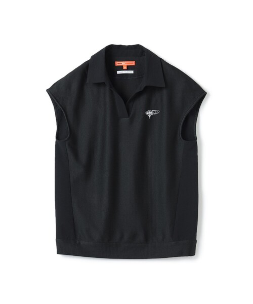ポロシャツ ポロ ORANGE LABEL / スキッパー フレンチスリーブ プルオーバー レディース BEAMS GOLF ポロシャツ ポロ ORANGE LABEL / スキッパー