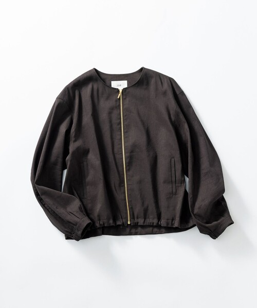 ＊新品＊23区リネンレーヨンストレッチ ブルゾン 洗える】リネンレーヨンストレッチ ブルゾン / 23区