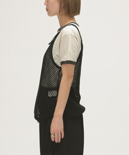 タンクトップ ノースリーブ maturely / フィッシュ ネット タンクトップ レディース BEAMS BOY タンクトップ ノースリーブ maturely / フィッシュ