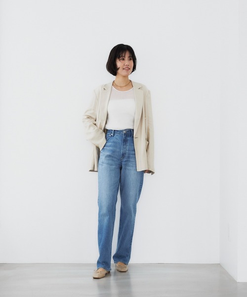 YANUK ジーンズ デニム デニムパンツ ストレート ”LOUISE