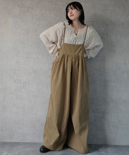 Kuさま専用！アトリエエマウ。サロペット Emma（エマ） サロペット オーバーオール ワイドキャミサロペット