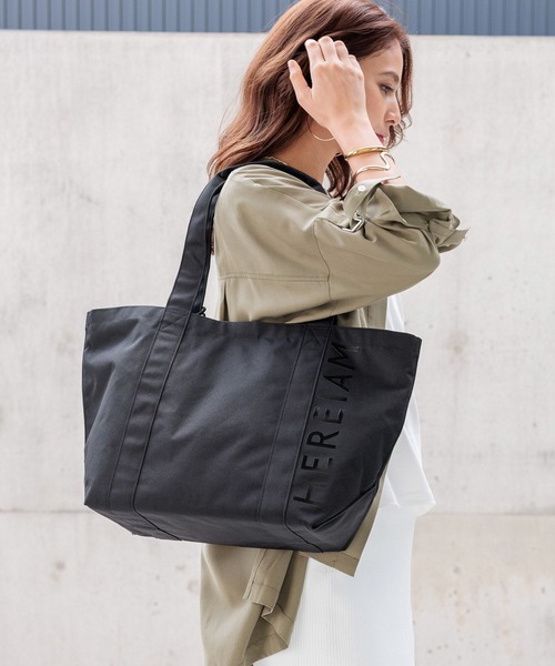 HEREIAM トートバッグ 「HEREIAM」撥水/WロゴマルチトートBAG