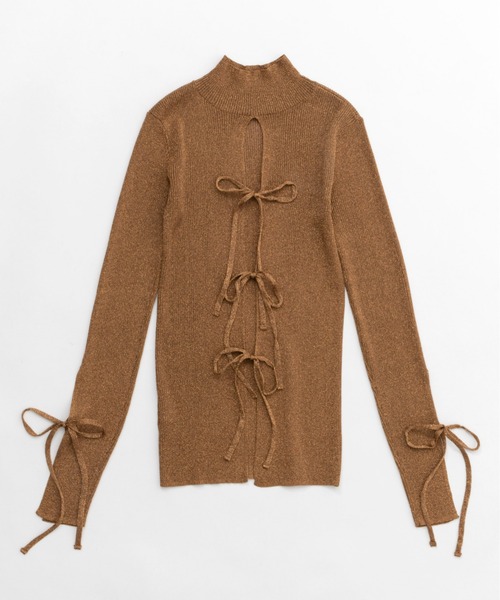 MAISON SPECIAL シルバー長袖ニット MAISON SPECIAL 「MAISON SPECIAL」 長袖ニット FREE シルバー