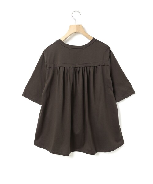 tシャツ MidiUmi バックギャザープルオーバー レディース MidiUmi tシャツ バックギャザープルオーバー レディース