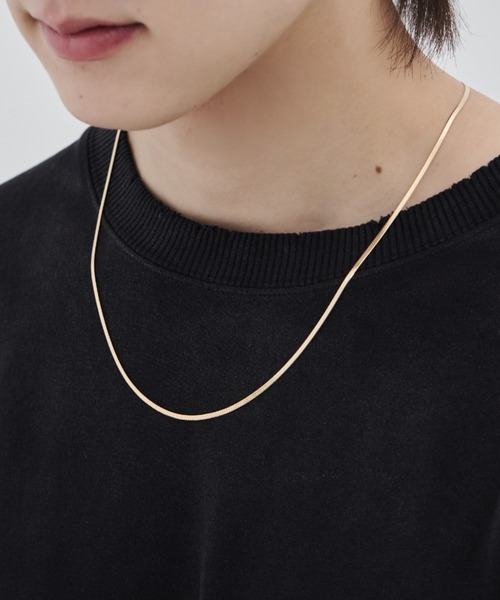 WYZ アレルギー対応 ネックレス 「 金属アレルギー対応 」2mm スネーク