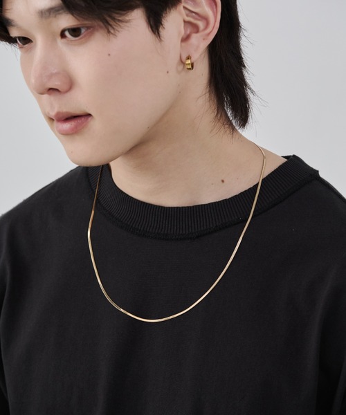 WYZ アレルギー対応 ネックレス 「 金属アレルギー対応 」2mm スネーク