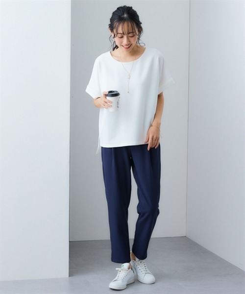 styling/ - styling カットソー 7days Life Styling tシャツ 半袖 「UVカット」バックタックボート