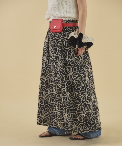MIRROR STOKE スカート 「ZOZO限定」VOLUME FLARE SKIRT