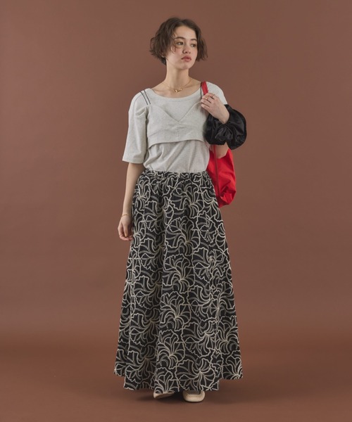 MIRROR STOKE スカート 「ZOZO限定」VOLUME FLARE SKIRT