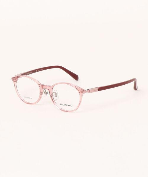 伊達メガネ メガネ 眼鏡 「FERRAGAMO/フェラガモ」ラウンド メガネ SF3005LB 610 レディース メンズ