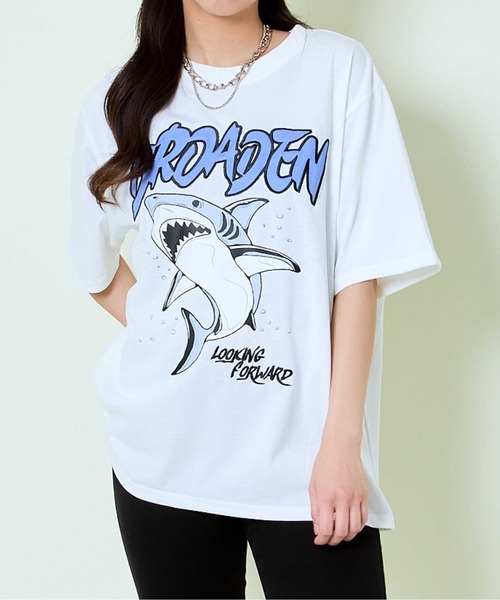 xoxome ロゴプリント オーバーサイズTシャツ ＆ビッグプリント オーバーサイズTシャツ＜ホワイト＞(S