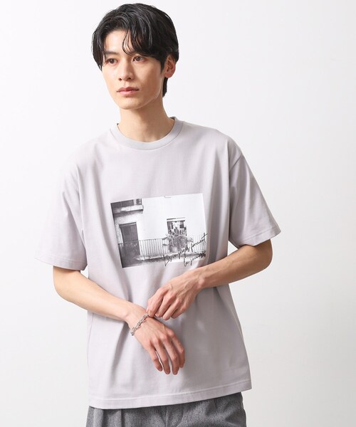 THE SHOP TK tシャツ 「旅するTシャツ」フォトプリント 洗濯機OK