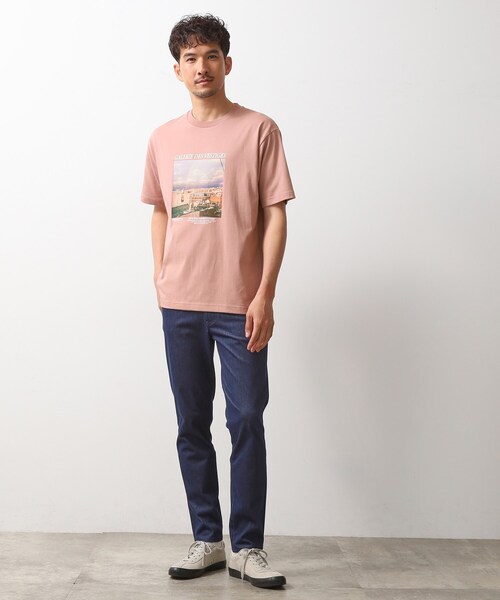 THE SHOP TK tシャツ 「旅するTシャツ」フォトプリント 洗濯機OK