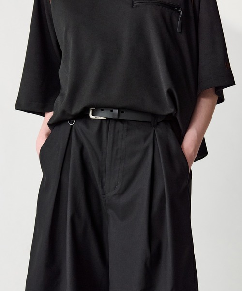 Exclusive cropped half slacks ハーフスラックス セール】slacks half pants/スラックスハーフパンツ（その他