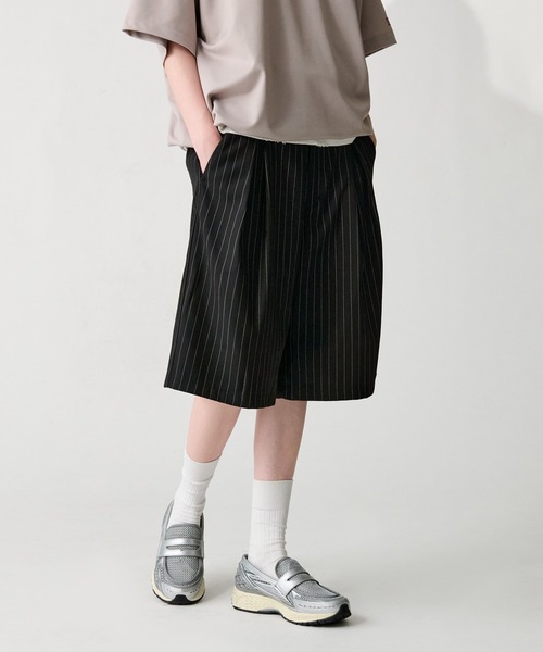 dezert 田口 archive 90s 00s ワイドハーフパンツ テック系 WETTEMPT ハーフパンツ ワイドパンツ スラックス 2TUCK WIDE HALF