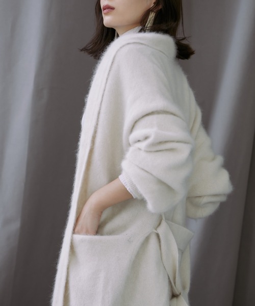 anuans（アニュアンス） ニットカーディガン FREE ブラウン レディース