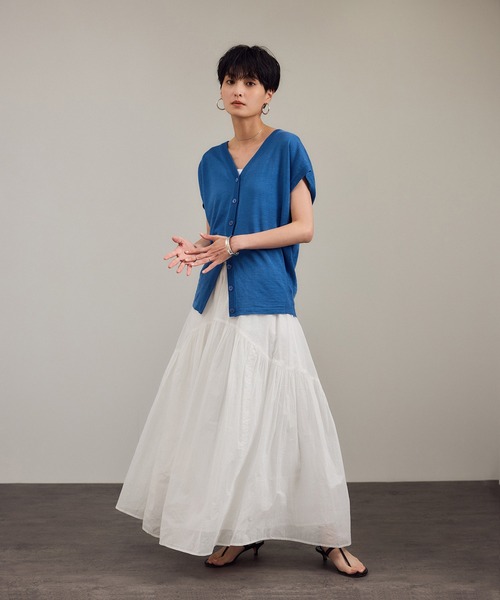 SALON adam et rope'（サロン アダム エ ロペ） カーディガン リネン