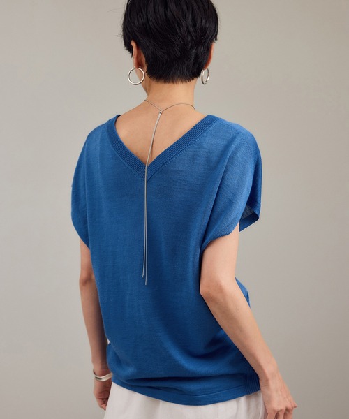 SALON adam et rope'（サロン アダム エ ロペ） カーディガン リネン