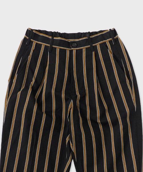 superNova.（スーパーノヴァ） パンツ Utility trouser-Tencel stripe