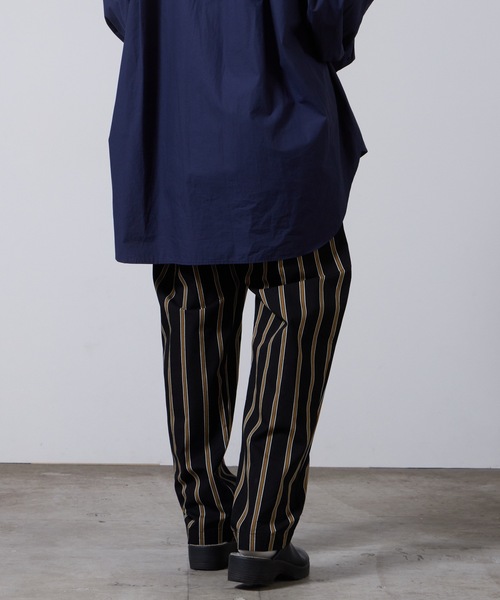 superNova.（スーパーノヴァ） パンツ Utility trouser-Tencel stripe