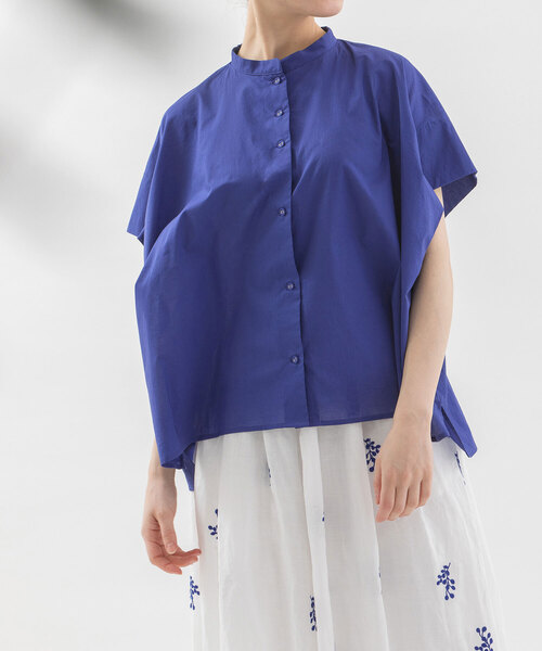 nop de nod ブラウス シャツ Cielタックショルダースタンド
