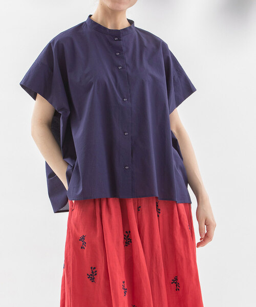 専用です^ ^Ciel miscスタンドカラーシャツ　nop de nod 楽天市場】Ciel miscスタンドカラーシャツ／ノップドゥノッド