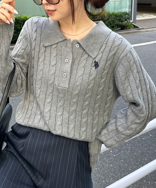 U.S. POLO ASSN.（ユーエスポロアッスン） ニット セーター 「26SS新色
