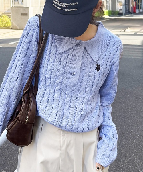 U.S. POLO ASSN.（ユーエスポロアッスン） ニット セーター 「26SS新色