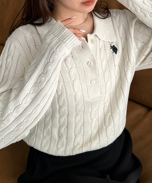 U.S. POLO ASSN.（ユーエスポロアッスン） ニット セーター 「26SS新色