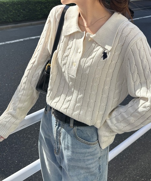 U.S. POLO ASSN.（ユーエスポロアッスン） ニット セーター 「26SS新色
