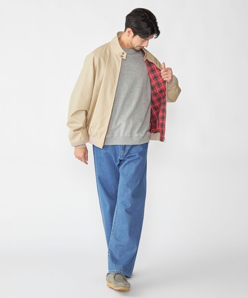 【希少サイズ36・美品】バラクータ ブルゾン BARACUTA BARACUTA バラクータ ジャンパー ブルゾン ダークネイビーサイズ36