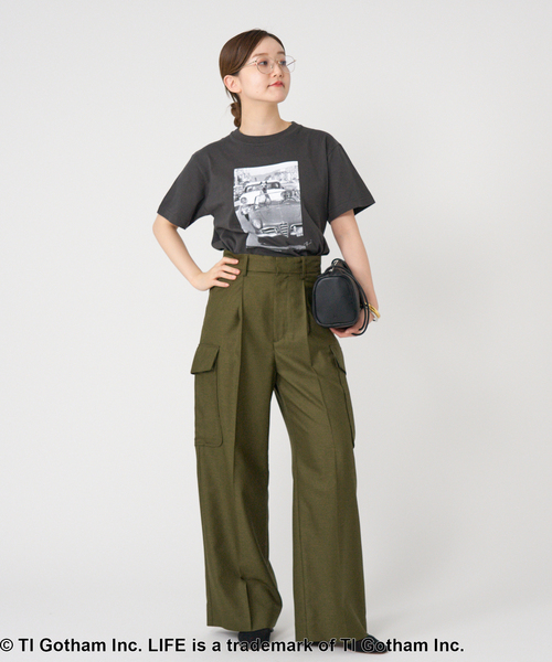 IENA - paris photo Tシャツ◆ IENA tシャツ LIFE PICTURE COLLECTION PHOTO Tシャツ