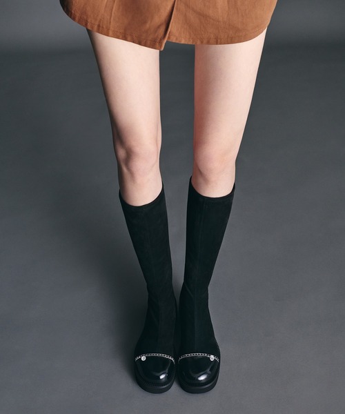 CHARLES ＆ KEITH（チャールズ&キース） ブーツ ブレイドチェーン