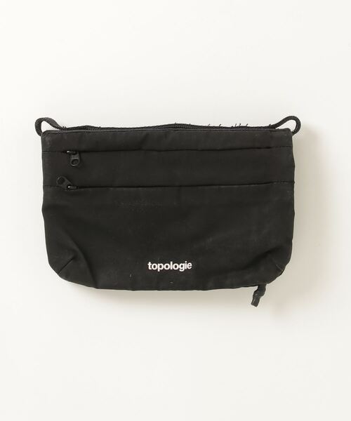 topologie ブラック ポーチ Topologie 「Topologie」 ポーチ ONE SIZE ブラック メンズ
