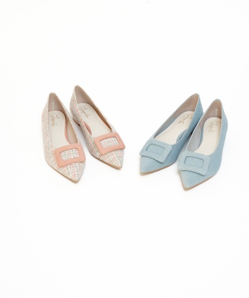 「Launa lea」 パンプス 23.0cm グレー系その他 レディース_画像4