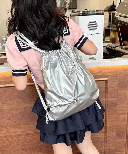 SEN TOKYO デイバック リュック 巾着プリーツバックパック