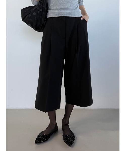 Didot.showroom ワイドパンツ スラックス パンツ 「DIDOT.」ツータック