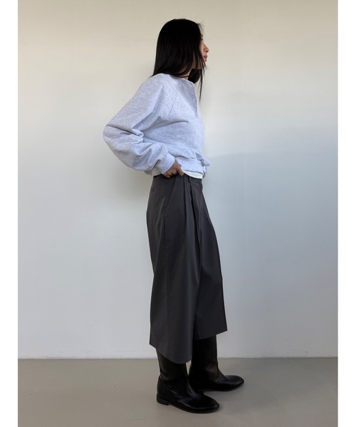 Didot.showroom ツータックワイドスラックス Didot.showroom ワイドパンツ スラックス パンツ 「DIDOT.」ツータック