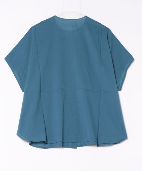 「conges payes ADIEU TRISTESSE」 半袖ブラウス 38 ブルー レディース_画像2
