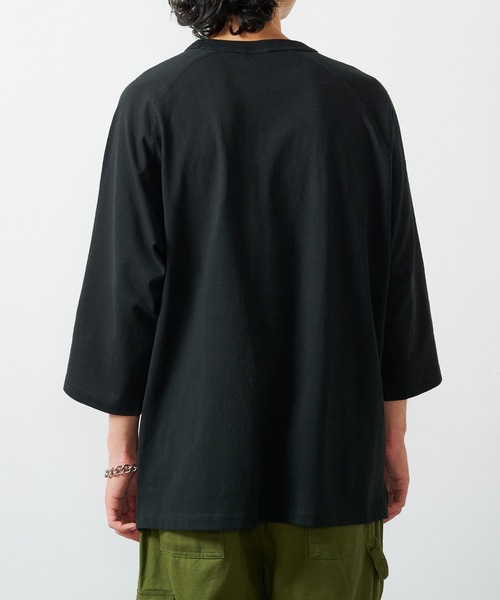 CROSS & STITCH tシャツ 「Cross＆Stitch」オープンエンド リラックス