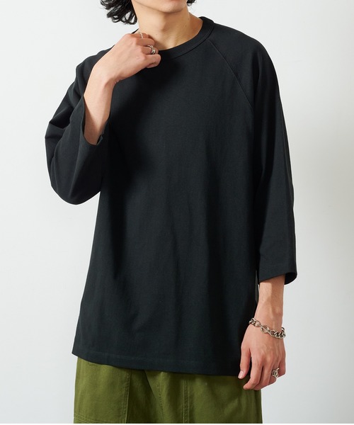 CROSS & STITCH tシャツ 「Cross＆Stitch」オープンエンド リラックス