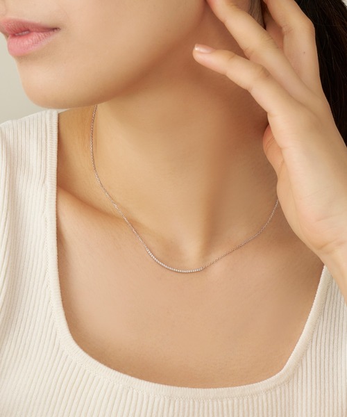 va vendome aoyama ネックレス シルバー925 キュービックジルコニア 
