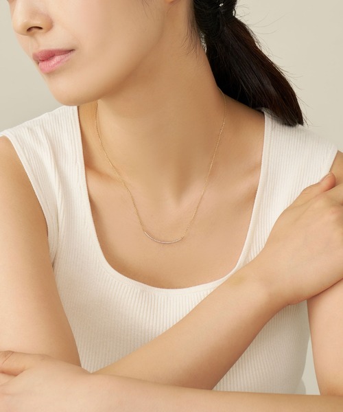 va vendome aoyama ネックレス シルバー925 キュービックジルコニア 