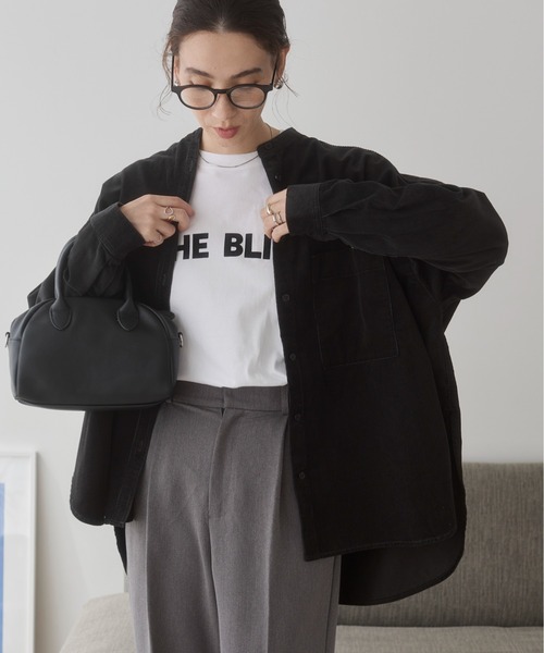 ANGIE tシャツ フロッキー ロゴ プリント ロンT レディース : ZOZOTOWN