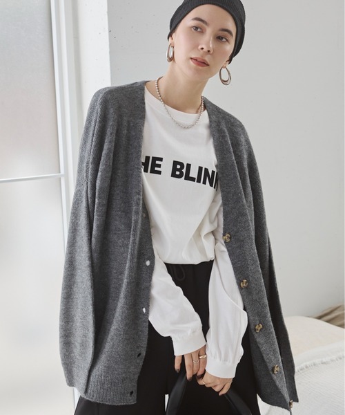 ANGIE tシャツ フロッキー ロゴ プリント ロンT レディース : ZOZOTOWN